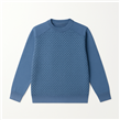 8114 - Sweater Escote Redondo Fantasía Rombos TALLE ESPECIAL